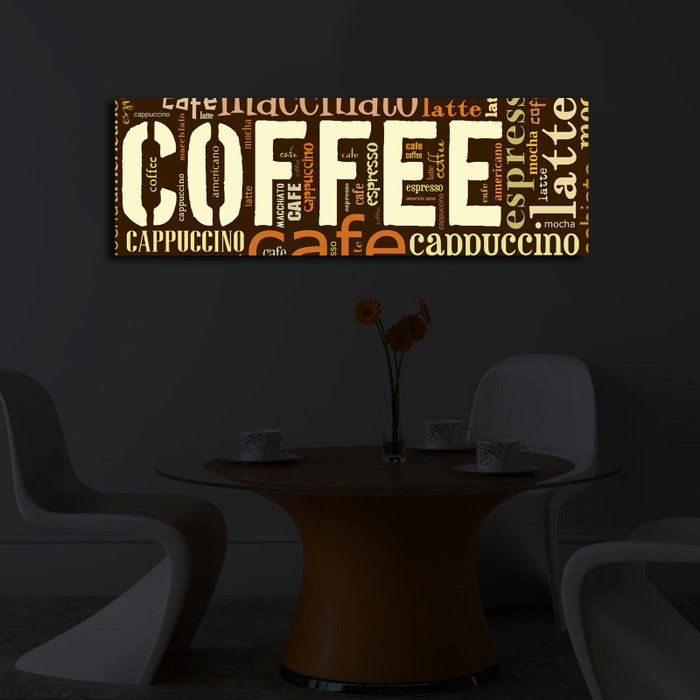 Wallity Cuadro Decorativo en Lienzo Iluminado con LED 30 x 90 cm Wallity Cuadro Decorativo en Lienzo Iluminado con LED 30 x 90 cm